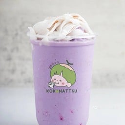 มะพร้าวเผือก  เผื๊อก หอม นมสดปั่น ( มะพร้าวบ้านแพ้วแท้ 100%)