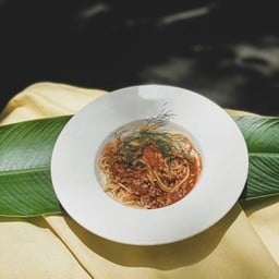 สปาเก็ตตี้ซอสมะเขือเทศหมูสับ