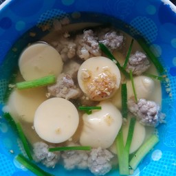 ต้มจืดเต้าหู้หมูสับ