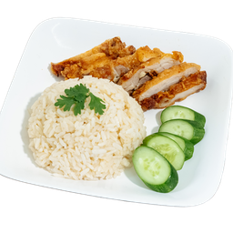 ข้าวมันไก่ทอด