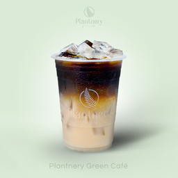 คาเฟ่ลาเต้วานิลลาโอ๊ตมิลค์