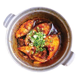 ปลาอบซอสคาราเมล