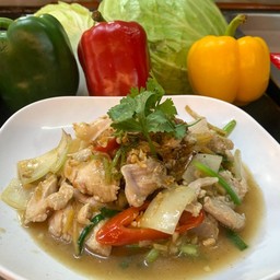 ไก่ผัดขิง