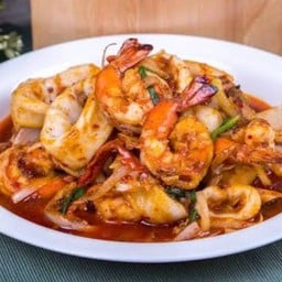 ทะเลผัดพริกเผา