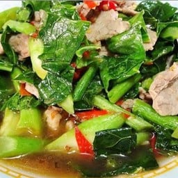 คะน้าไก่น้ำมันหอย