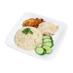 ข้าวมันไก่ (ผสม2อย่าง)