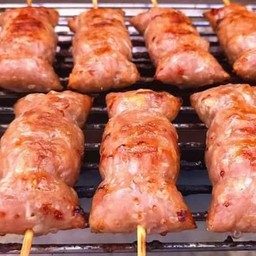 แหนมเนื้อย่าง