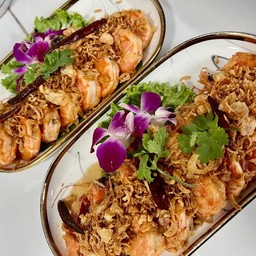 กุ้งทอดซอสมะขาม