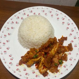 หมูชิ้นพริกแกงใต้