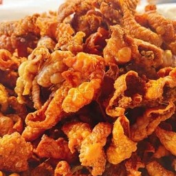 หนังไก่ทอด