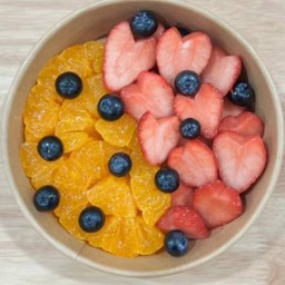 ส้มไต้หวันนกแก้วHFT + สตอเบอรี่เกาหลี + บลูเบอรี่🍊🍓🍇