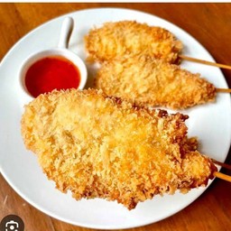 ไก่ไม้ชุปแป้งทอด