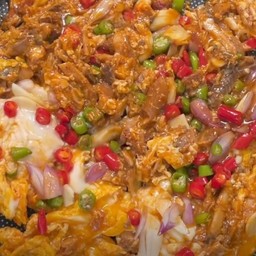 ข้าว+ไข่ผัดปลากระป๋อง