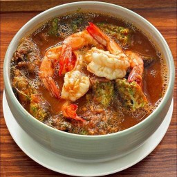 แกงส้มชะอมกุ้ง(ร้านได้จากไลน์ 100฿)