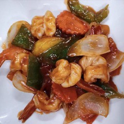 ผัดเปรียวหวานกุ้ง