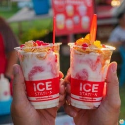 จื้นใจ๋-ไอติมโยเกิรตเกล็ดหิมะ สาขาเดียวกับ ICE STATION ลำพูน