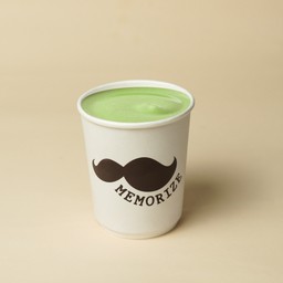 นมสดชาเขียวนมร้อน