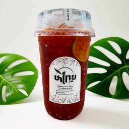 ชาดำมะนาว #แก้ว