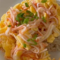 ข้าว+ไข่ผัดปูอัด