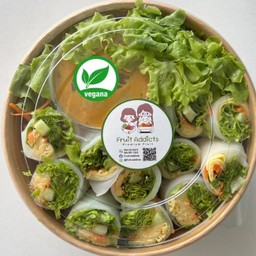 L11 ก๋วยเตี๋ยวไส้ไข่ม้วนมังสวิรัติ Vegan (กล่องใหญ่)