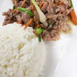 Stir Fried Oyster Sauce On Rice