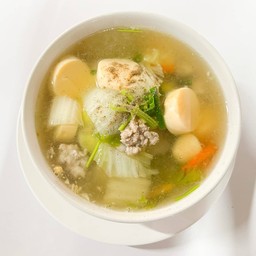 แกงจืดเต้าหู้หมูสับ