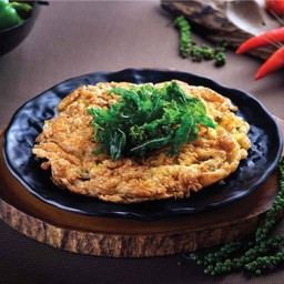 ไข่เจียวหมูสับพริกไทอ่อน.