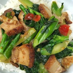 Kale With Rice