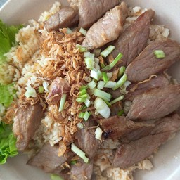 ข้าวผัดมันเนื้อ