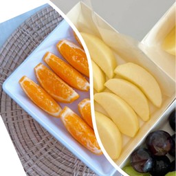 Mix แอปเปิ้ลแจ๊ส ส้ม(ติดเปลือก)