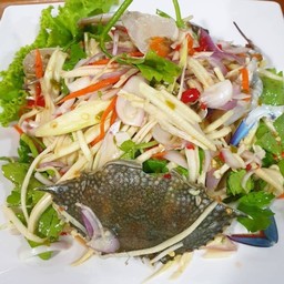 ยำปูม้า(ปูเย็น)