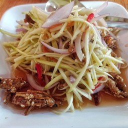 ตำมะม่วงปลากรอบปลาร้า