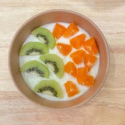 Orange Aus + Kiwi  Homemade Yogurt