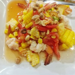 ตำข้าวโพดกุ้ง