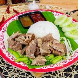 กะเพราถาด ข้าวกะเพรา กรุงเทพกรีฑา ขาเข้า