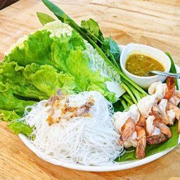 เมี่ยงกุ้งลวก