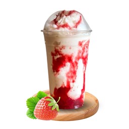 สตอร์เบอรี่โยเกิร์ตสมูทตี้