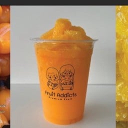 น้ำส้ม สเลอปี้ + เนื้อส้ม 30 กรัม แก้ว