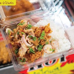 ไก่ทอดหัวมุม เจ้าเก่าตลาดบางใหญ่สไมล์