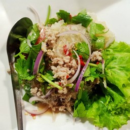 ยำวุ้นเส้นหมูสับ