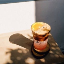 Lychee espresso tonic