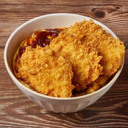 ข้าวหน้าหมูทอดสันใน 150g