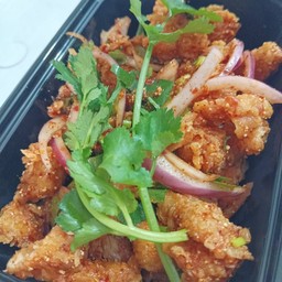 ยำไก่แซ่บเป็นกับข้าว