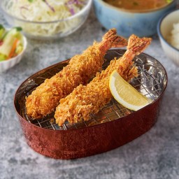 ชุดกุ้งชุบเกล็ดขนมปังทอด