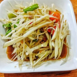 ตำปลาร้า(ไม่ใส่ปู)