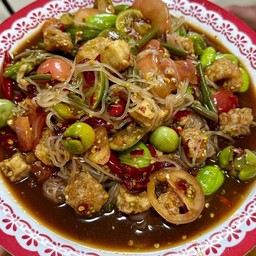 ตำเส้นเล็กแค็ปหมู