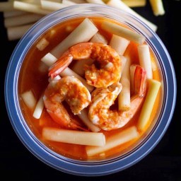 แกงส้มไหลบัวกุ้งสด