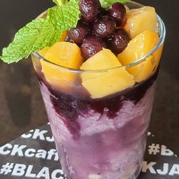 Mango Blueberry Slushy มะม่วงบลูเบอร์รี่สลัชชี่