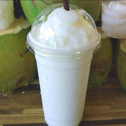 มะพร้าวนมสดปั่น