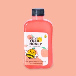 น้ำยูซุและพีช ผสมน้ำผึ้งพร้อมดื่ม